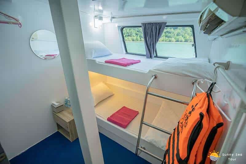 ห้องนอน เรือคูน ดำน้ำลึก Koon Diving